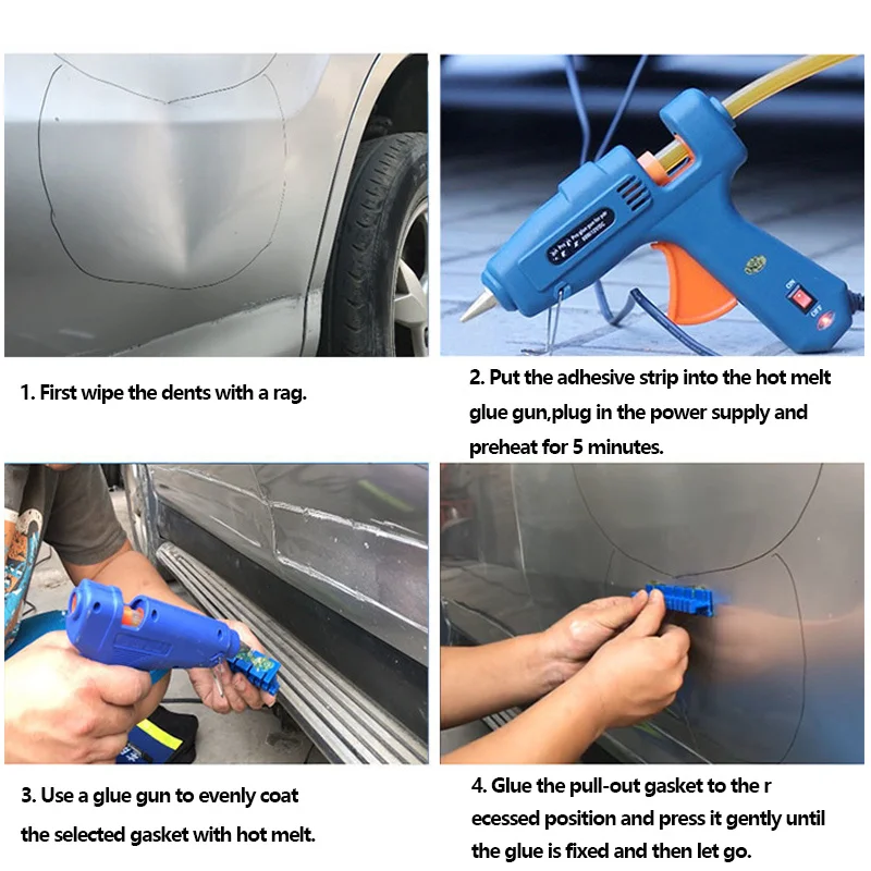 6 шт. набор инструментов для ремонта автомобильных вмятин без покраски |