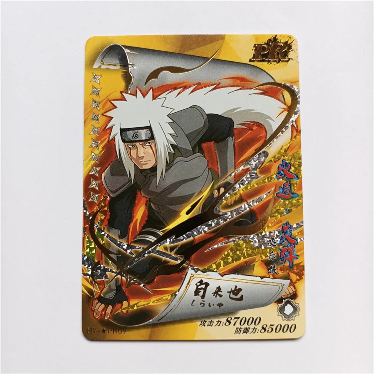Аниме NARUTO PR card Jiraiya Orochimaru Tsunade Uchiha Sasuke Deidara Детский Стартовый список игрушек