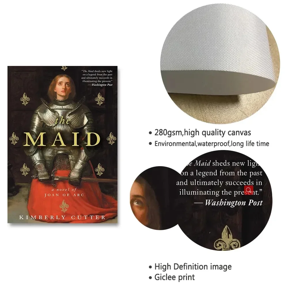 Картина на холсте с изображением Иоанны дуги винтажный постер настенная