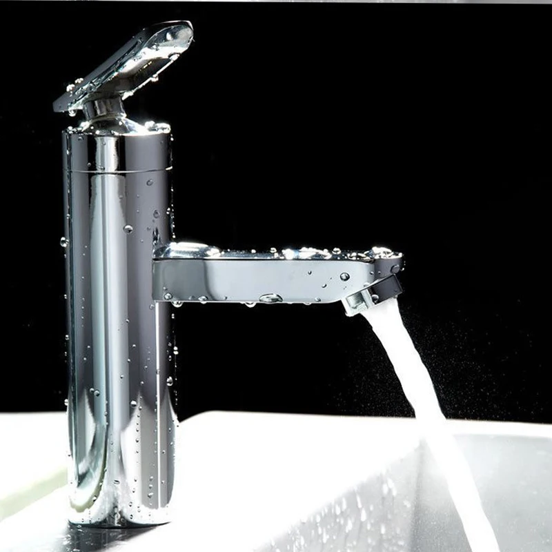 

Классический смеситель из нержавеющей стали для ванной комнаты, аксессуары для раковины, встраиваемый в столешницу смеситель для раковины ...