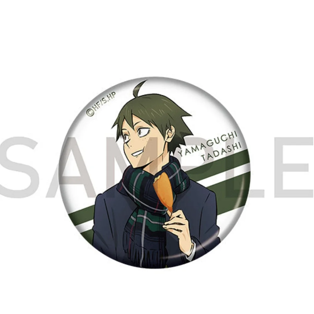 Аниме-значок Haikyuu, 6 см, милый, новый, в форме жестяной броши, с изображением Хинаги, сладкий подарок на День святого Валентина, для худи, на лацкан, спортивный, аниме-пин, брошь, брелок (art.: 3920dc4cdc9a3) - 3920dc4cdc9a3