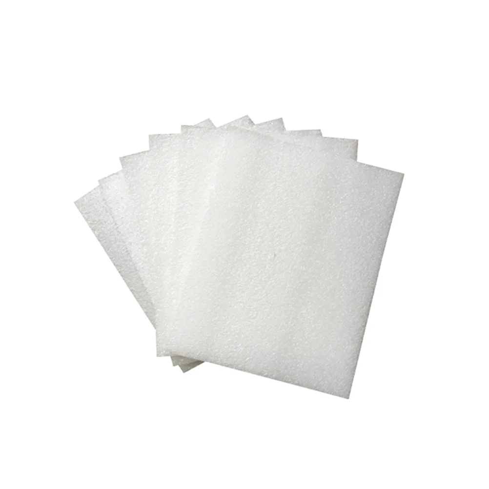 

50 Pcs Cushioning Packaging Pouches Packing Material Protective EPE Foam Gasket Glass