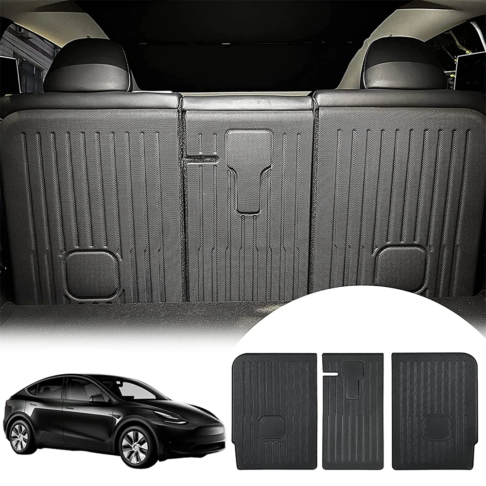 

Защитный чехол на заднее сиденье для спинки Tesla Model Y багажник с защитой от царапин и грязи коврик для интерьера на липучке