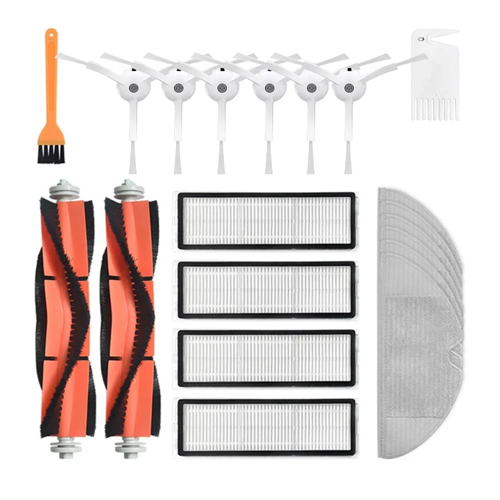 Фильтр НЕРА Для робота-пылесоса Roborock S5 S50 Max Mi Швабра боковая щетка для Xiaomi Mijia 1 1s