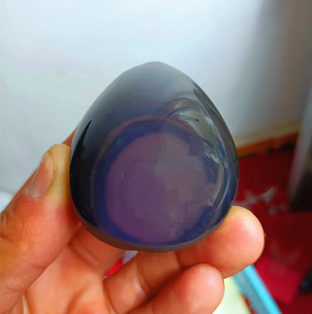 

Mexico natural rainbow obsidian eye hand-polished water drop type energy ornaments home decorations Reiki gift therapy
