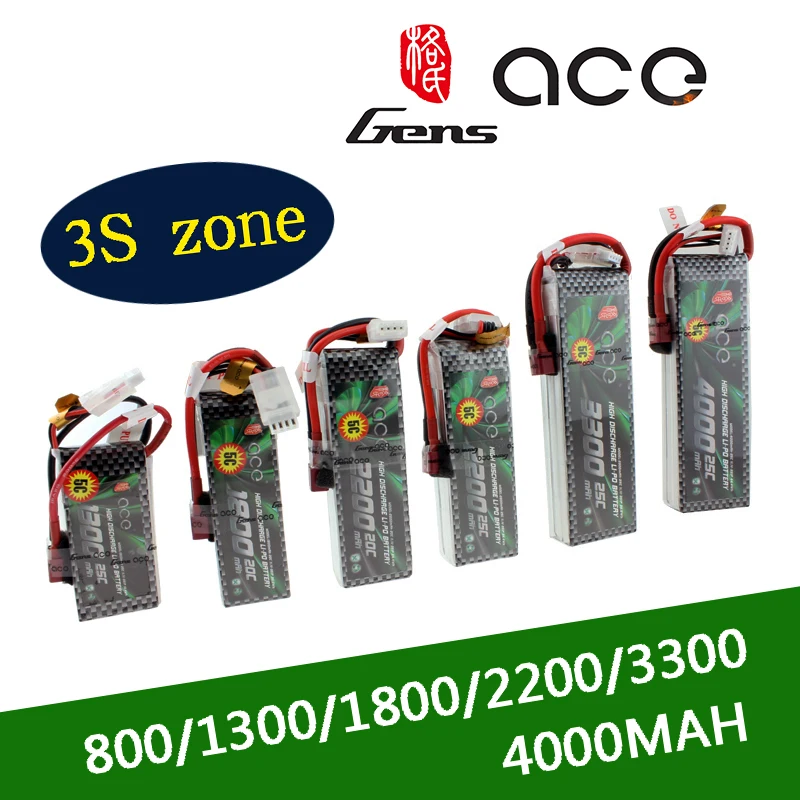 

Аккумулятор Gens ACE 2S Lipo 3S, 7,4 В, 11,1 В, 800 мАч, 1300 мАч, 1800 мАч, 2200 мАч, 3300 мАч, 4000 мАч, 5300 мАч, с разъемом T/XT60