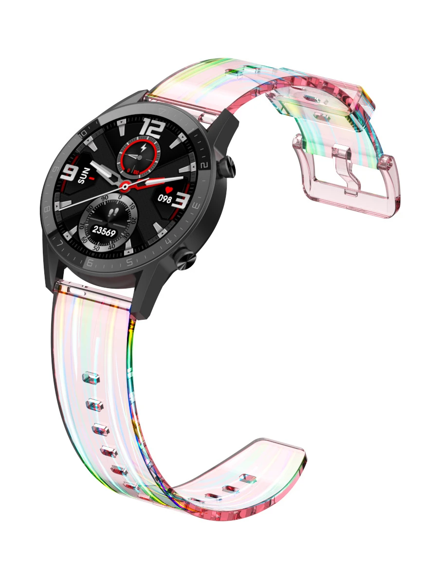 20mm 22mm Strap for Samsung Galaxy Watch 5/4 44mm 40mm/5 Pro Plastic Sports Bracelet Watch 4 Classic 46mm 42mm Huawei GT 2/3 Pro