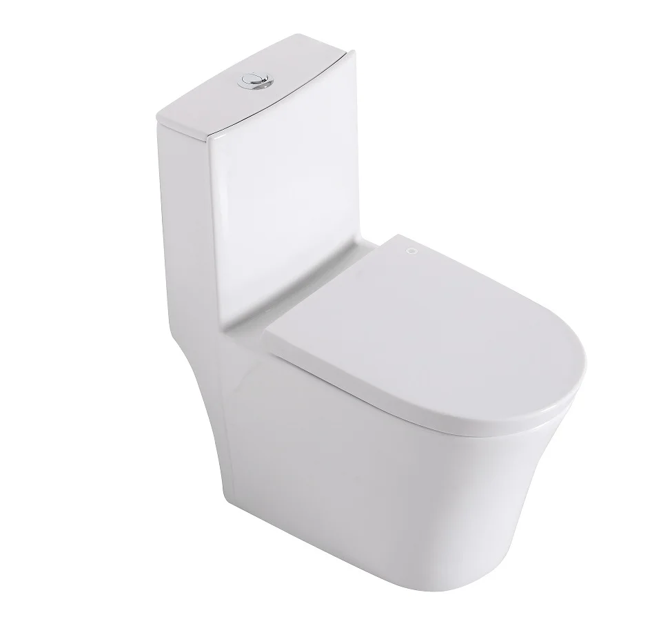 Фарфоровое сиденье для ванной комнаты цельный унитаз керамическое унитаза белое
