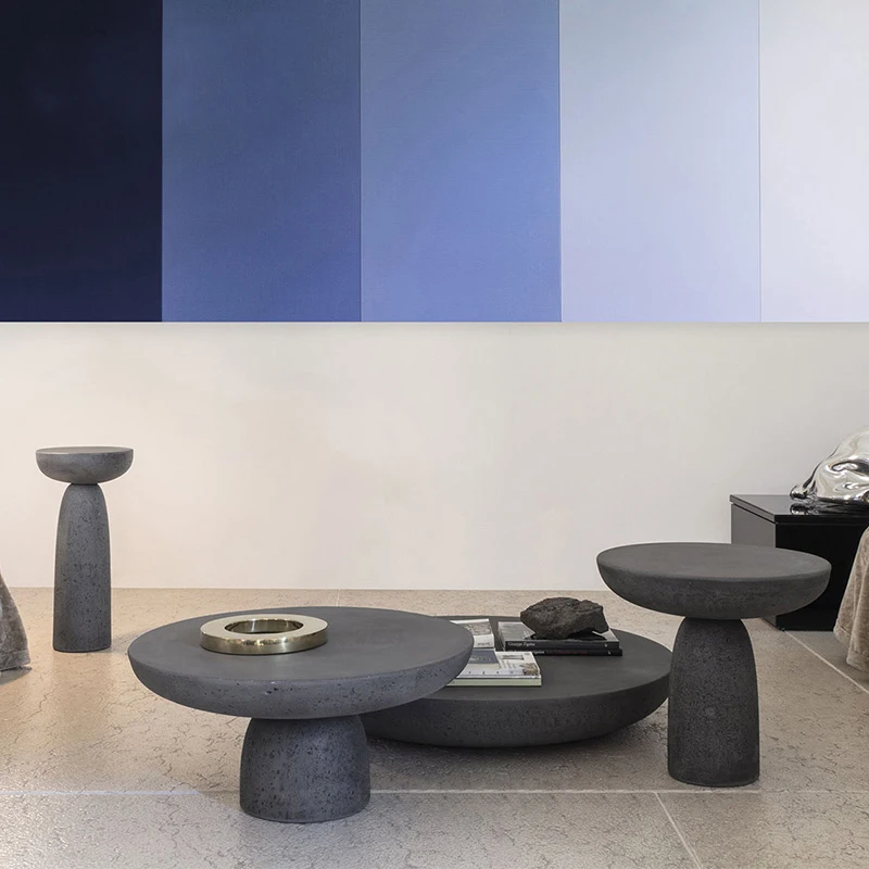 

Круглый боковой столик в скандинавском стиле с грибами, современные дизайнерские японские журнальные столики, комбинированные столы, садовая мебель HY