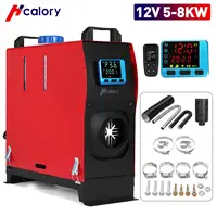 All In One Air 12V Diesels Car Parking Heater 5KW-8KW Adjustable For Trucks Motor-Homes Boats Bus +LCD Key Switch+Remote