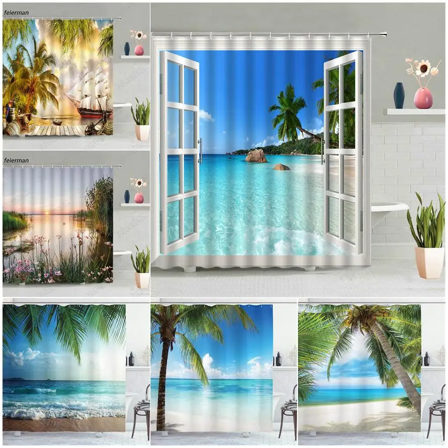 Тканевые декоративные наборы для ванной Приморская кожа искусственное дерево