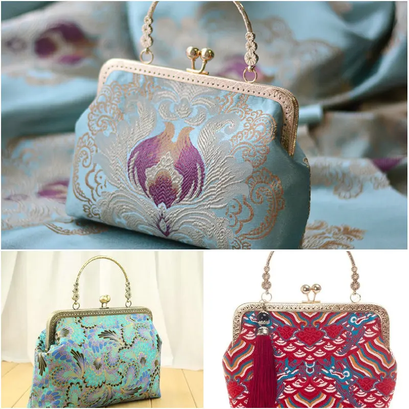 10pcs 20cm Metal Handle Sewing Purse Frames Antique Bronze Silver Golden Kiss Clasp Bag accessories 3 Small Flower