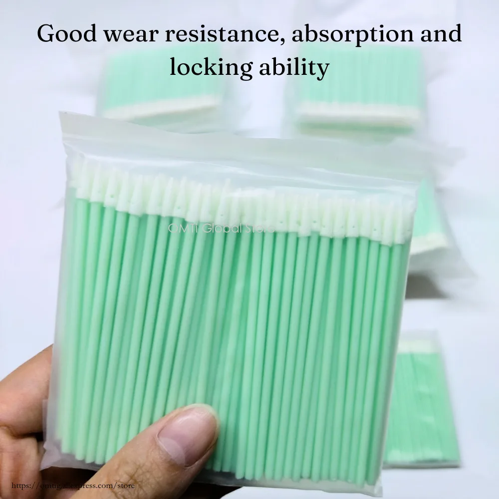 Оптические тампоны OMTiG для разъемов LC/SC/FC/ST 1 25 мм/2 5 мм 100 шт. стержень чистки