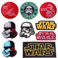 letters mask earth war cartoon embroidered cloth patch fashion diy accessories for embroidery clothing iron on patches applique