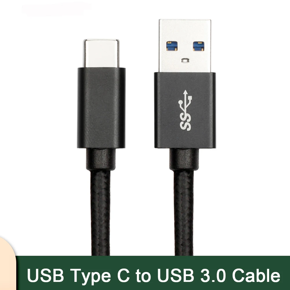 Кабель USB Type-C 3A для быстрой зарядки Женский плетеный кабель Samsung Galaxy S10 S9 S8 S20 Plus A51