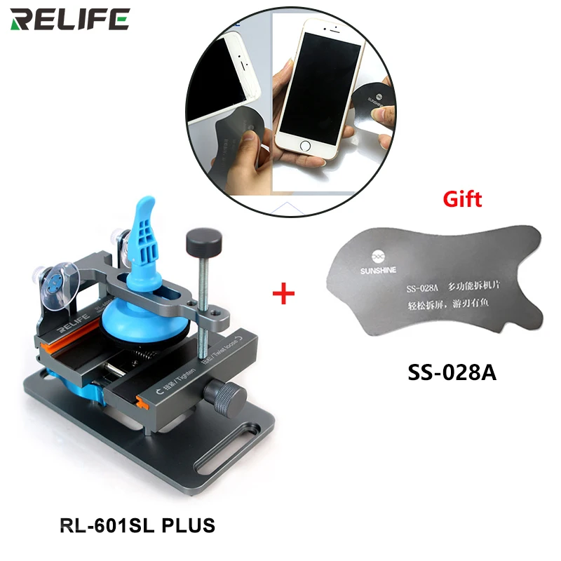 

RELIFE RL-601SL Plus ЖК-сепаратор для снятия заднего стекла мобильного телефона, приспособление для обслуживания давления