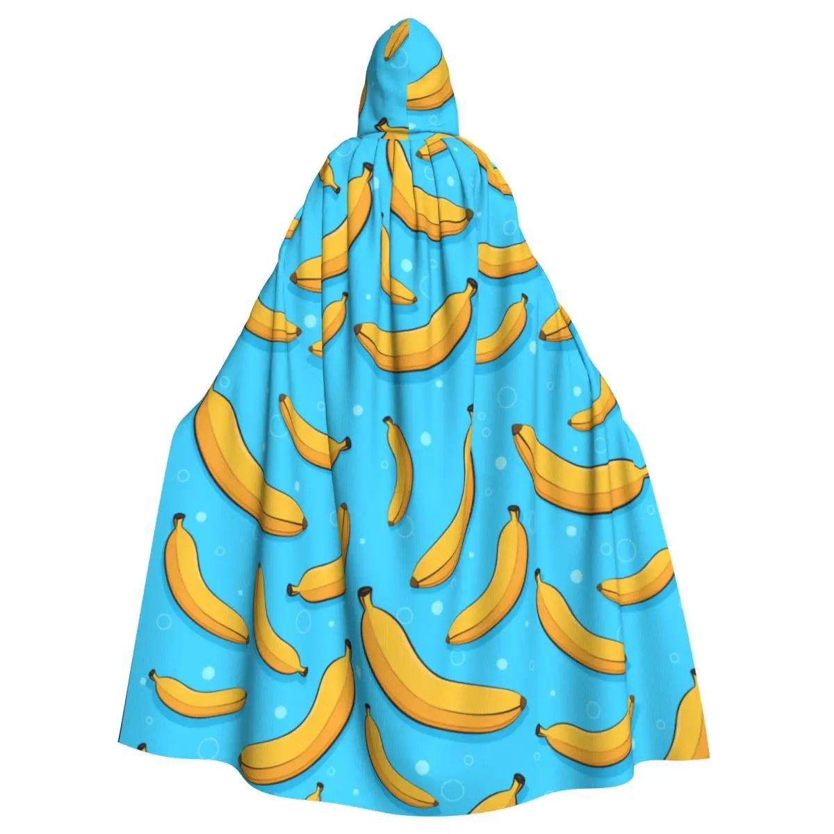 

Hooded Cloak Polyester Unisex Witch Cape Costume Accessory Banana Elf Purim