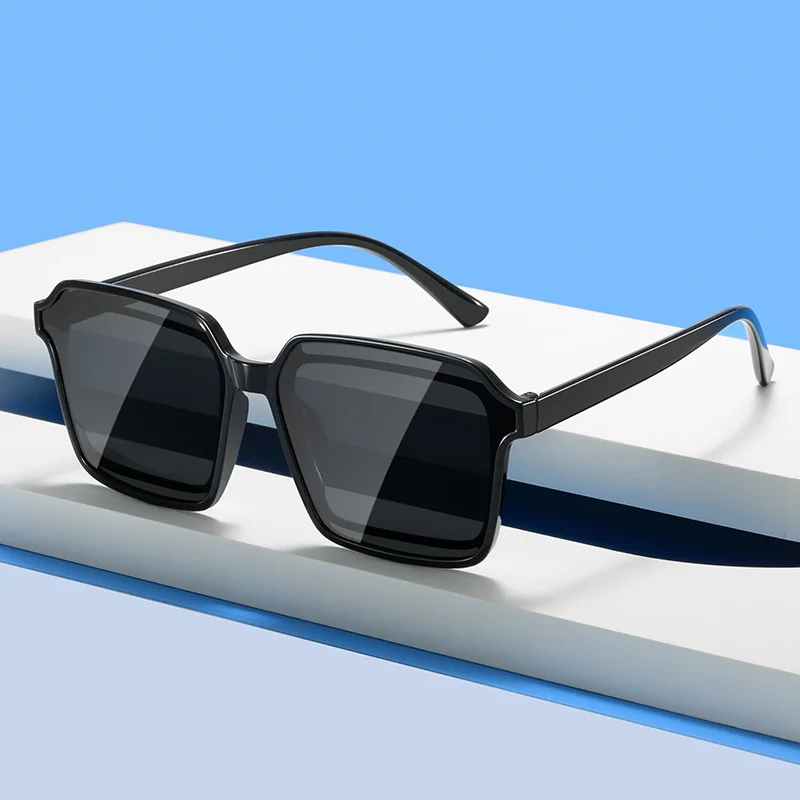 Авангардные солнцезащитные очки с отверстиями двухслойные квадратные защитой