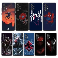 venom spiderman phone case for samsung a01 a02 s a03s a11 a12 a21s a32 a41 a72 a52s 5g a91 s soft silicone