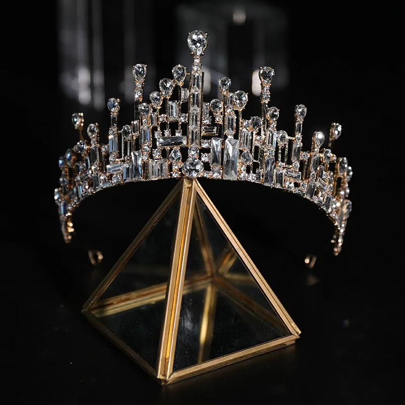 

Wedding Crown Headband Rhinestone Electroplating Wedding Tiara