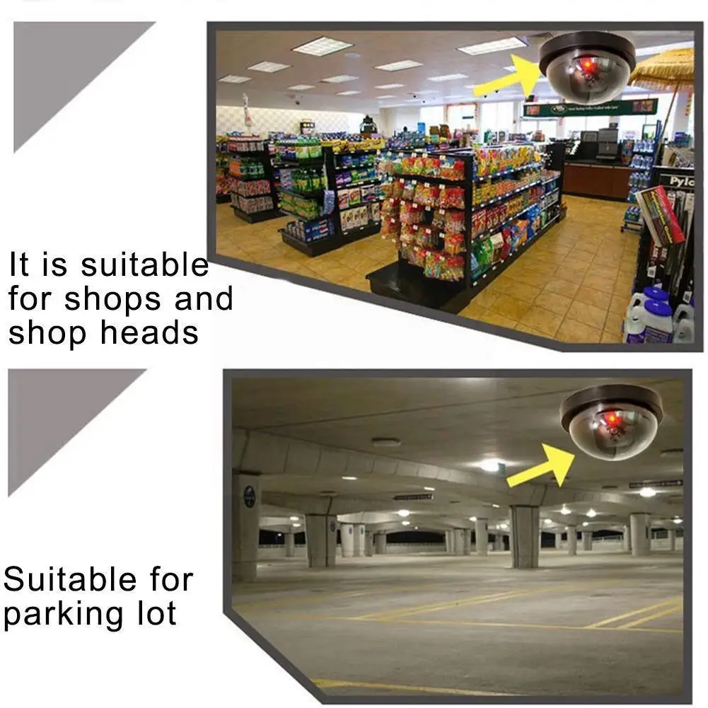 

Home Simulation Burglar Alarm Camera Indoor Fake Webcam Outdoor Surveillance Home Led Light Simulation Camera For Warning M0d0