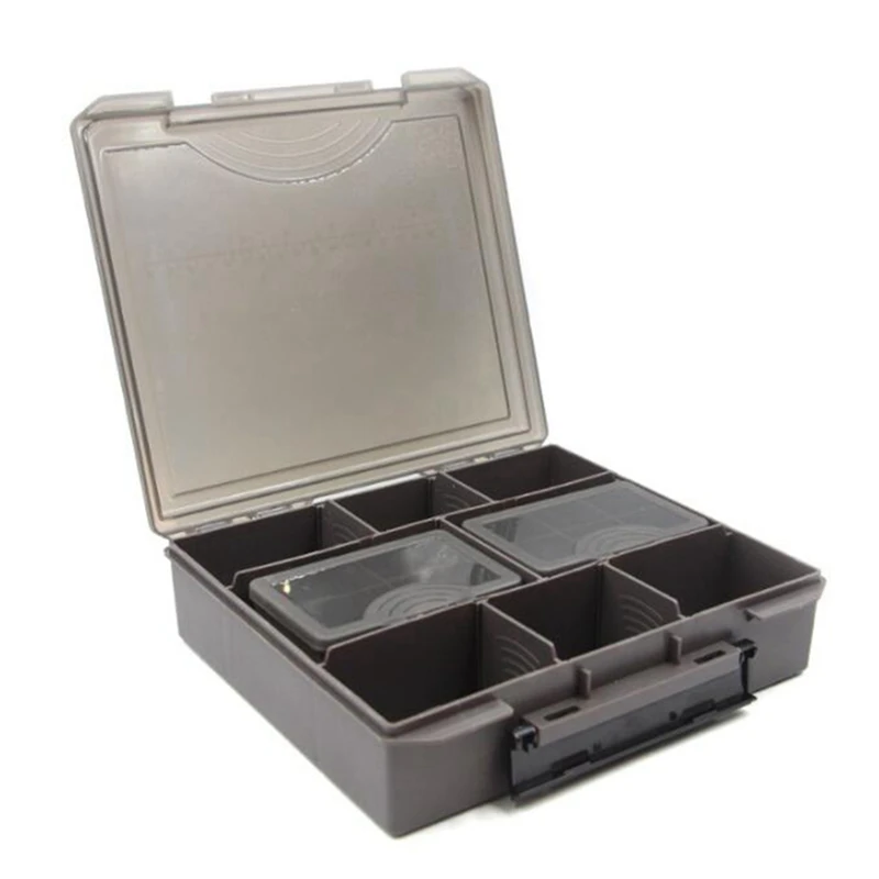 

Carp Fishing 4 Plus 1 Terminal Tackle Box Storage System Bit Box For Sea Anglers 235X220x65mm Fishing Terminal Tackle