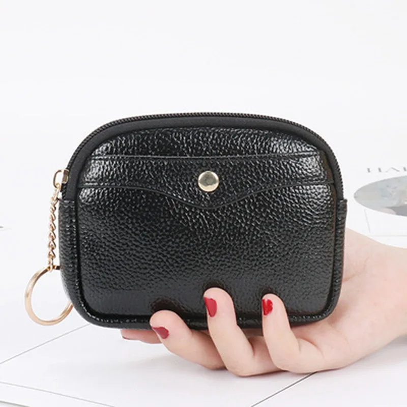 

New Leather Small Wallets Women Luxury Brand Design Mini Short Wallet Purses Female Short Coin Zipper Purse Credit Card Holder