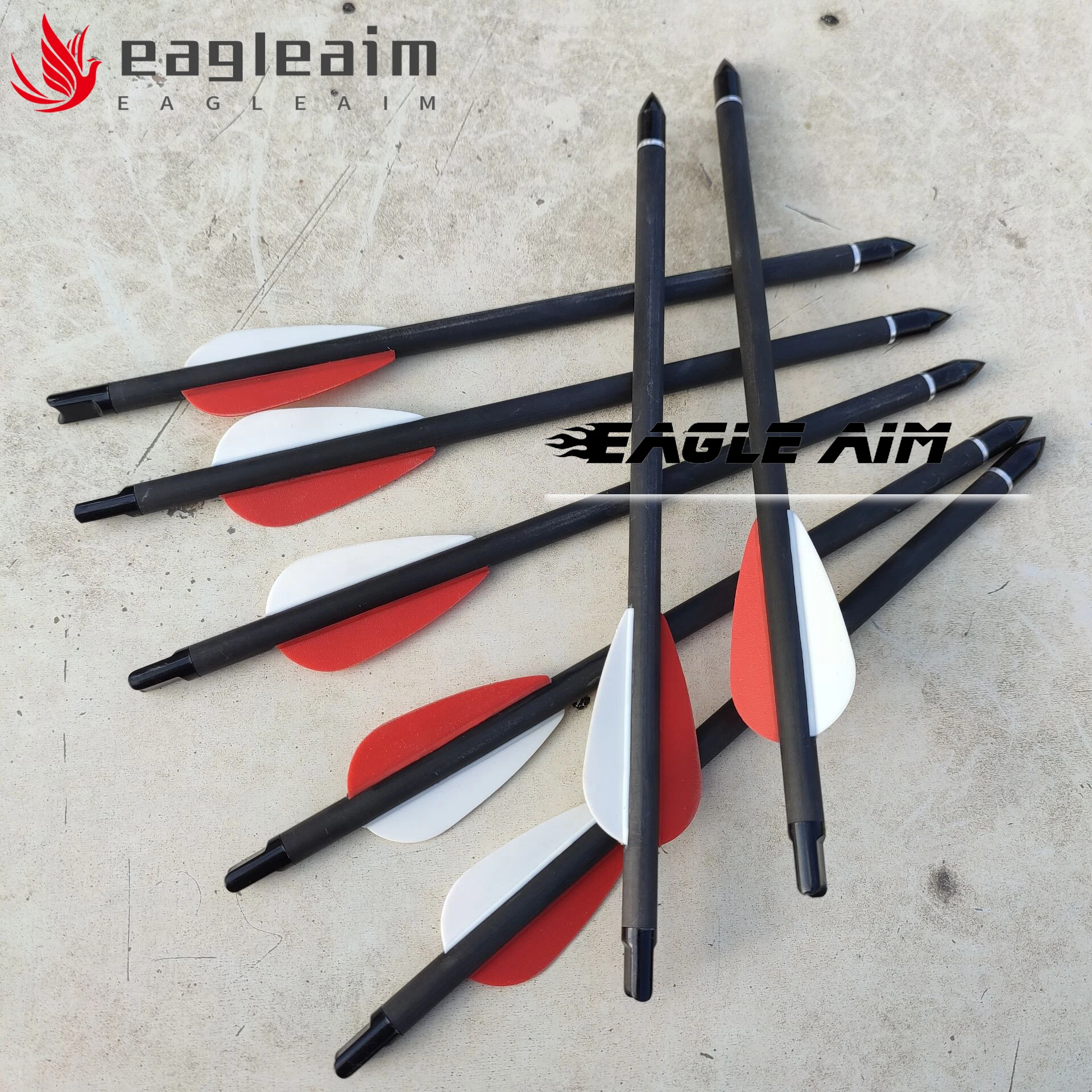 Arrow Bolts For Crossbow Ek System R9 Hunting Archery Shooting 2pcs Rubber Feathers In Store