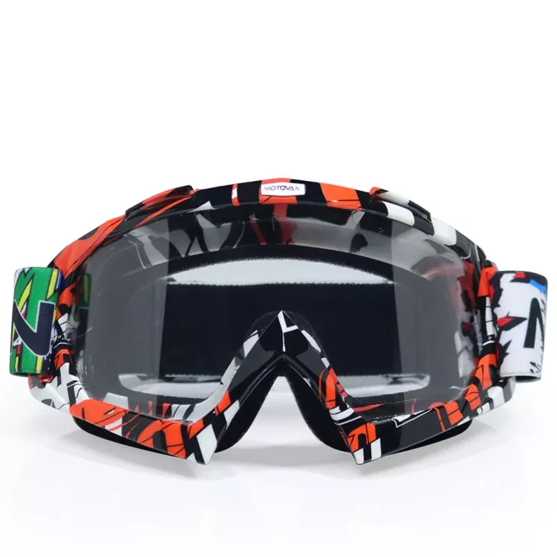 

Goggle UV Protection Stripe Gafas Moto Motorcycle Glasses Motocross Goggles Ski Cross Country Flexible Dirt Bike Goggles