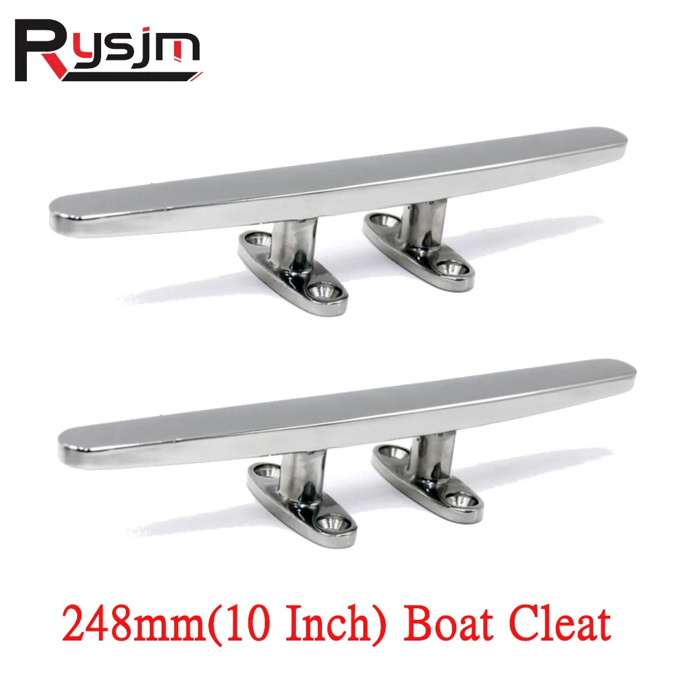 

Сверхмощный 316 дюйма, из нержавеющей стали, Φ 10 дюймов 248 мм, швартовые швартовки, запчасти для лодок, аксессуары, 1 шт./2 шт. док-станции