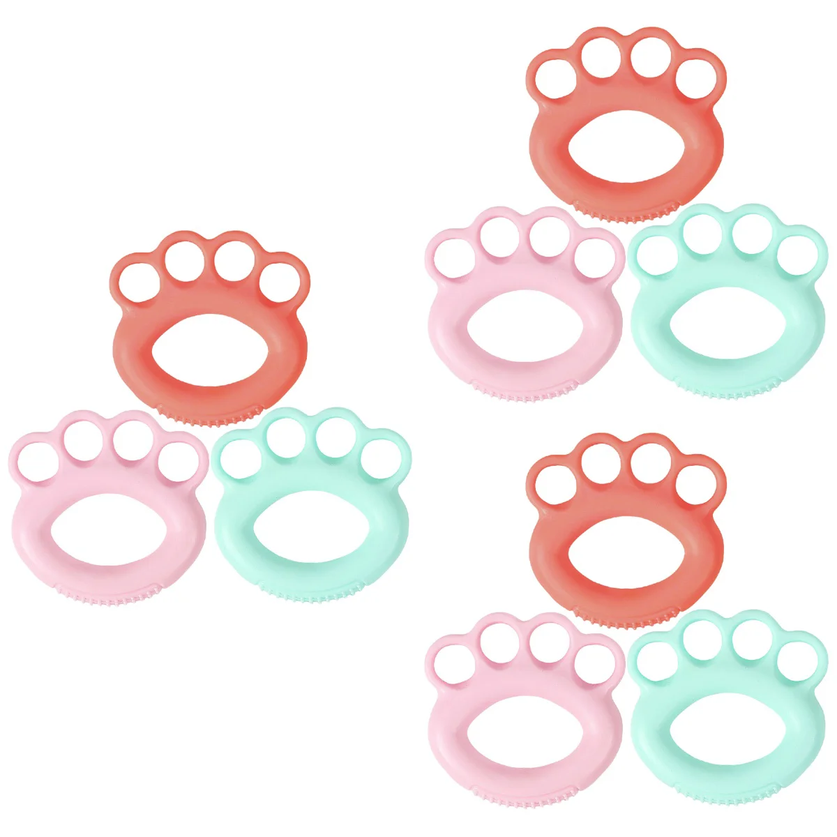 

Hand Finger Strengthener Exerciser Grip Strength Trainer Forearm Grips Fitness Gripper Metal Non Grippers Rings