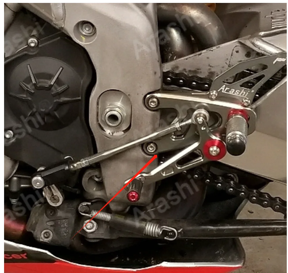 

Arashi GP Shift для регулируемых подножек мотоцикла, задняя подножка для APRILIA RSV4 FACTORY APRC ABS BK SE 2013 2014 2015