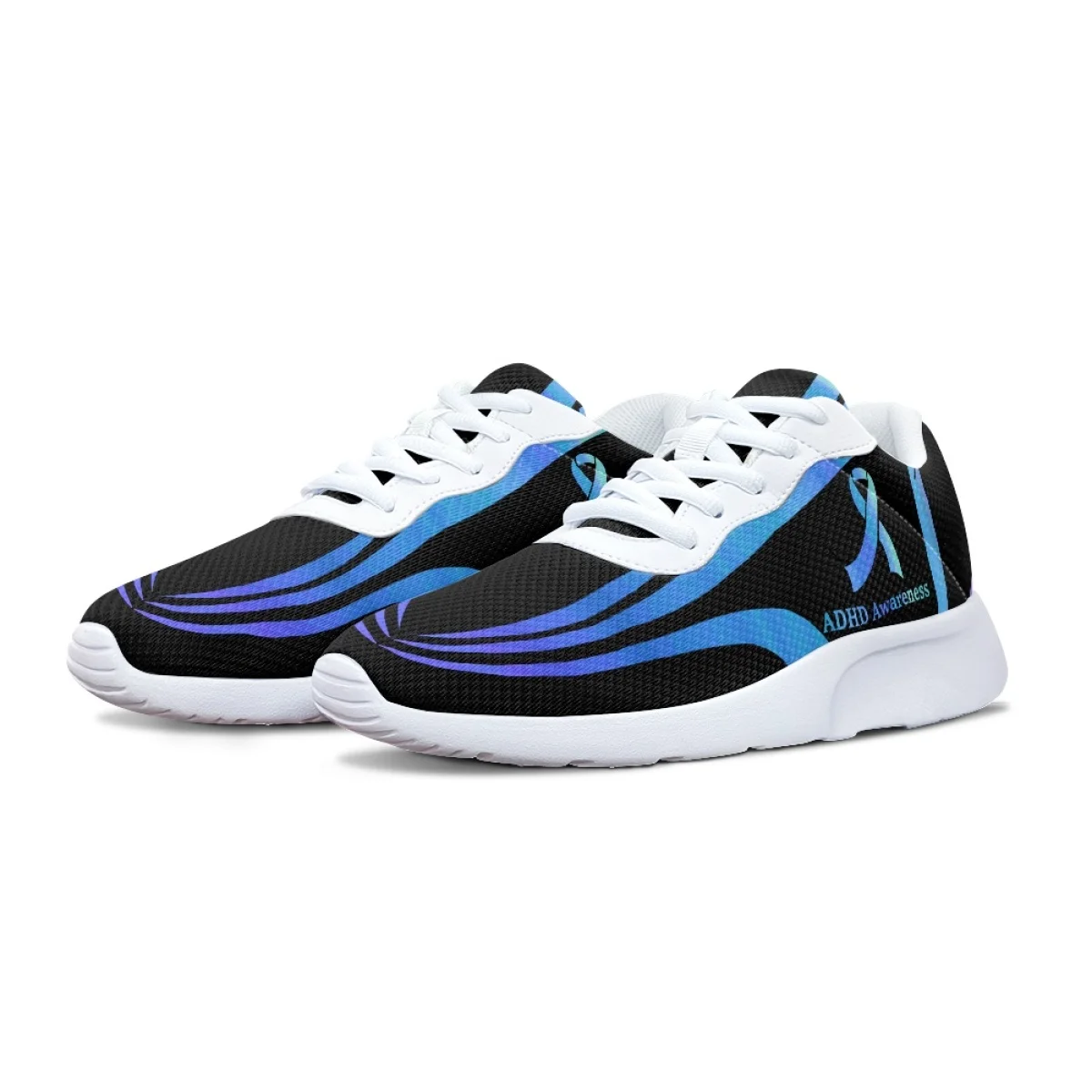 Женские амортизирующие кроссовки ADHD повседневная обувь с узором шикарный дизайн