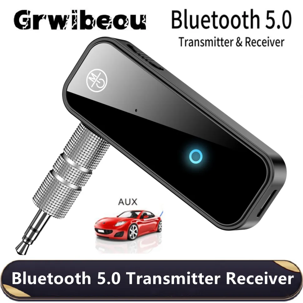 

2 in 1 Bluetooth 5.0 Transmitter Receiver 3.5mm Jack Wireless Audio AUX Adapter For Car Music Audio Headphone Reciever Handsfree