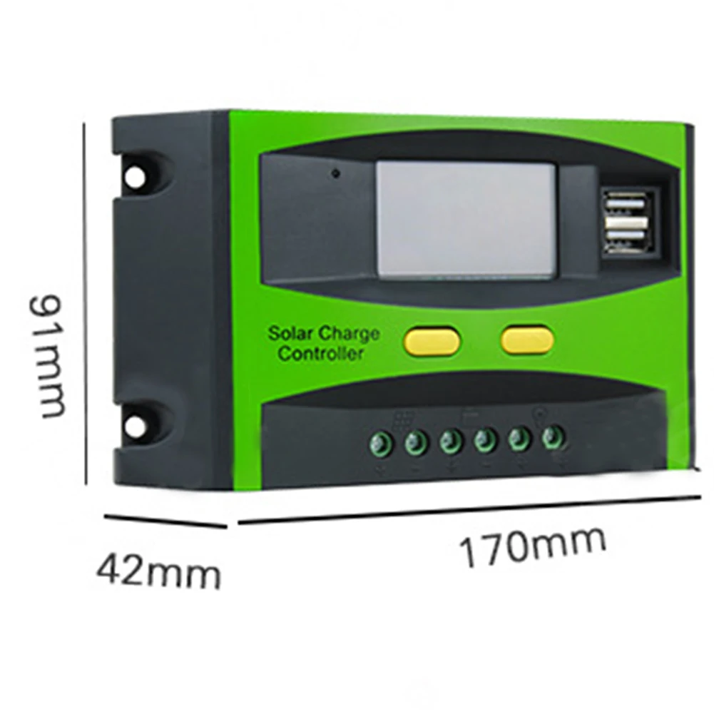 

Controller Solar Controller Dual USB Output LCD Display Solar Controller Solar Panel Controller 12V Solar Controller