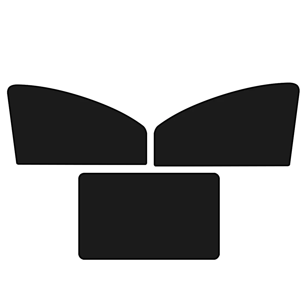 

Universal Car Sunshade Magnetic Mesh Curtain Breathable And Anti-direct Sun Car Window Curtain Cover for Front / Rear Black