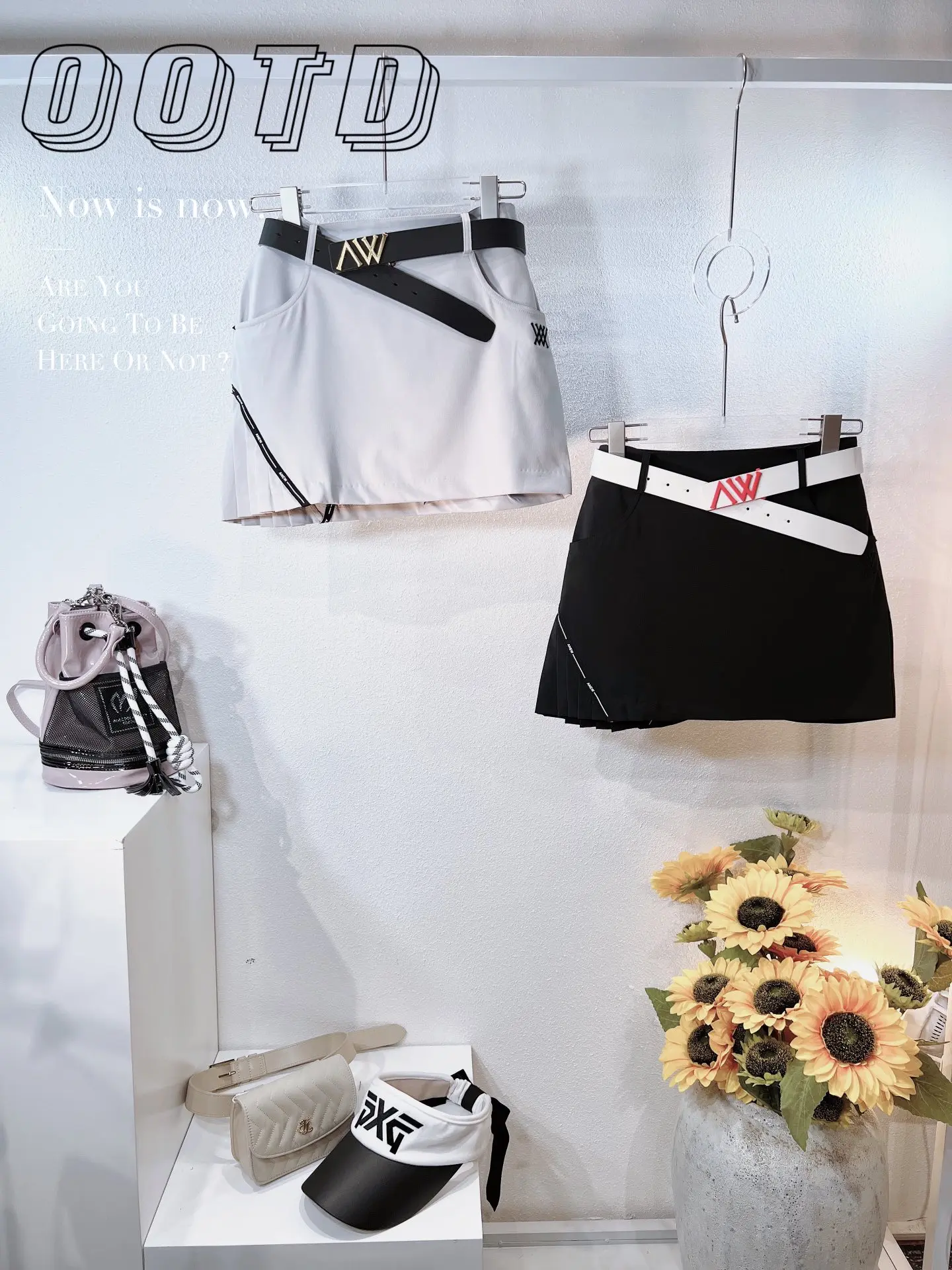 

Golf women's temperament slim skirt outdoor sports irregular pleated high waist slim skirt pants anti-lighting shorts