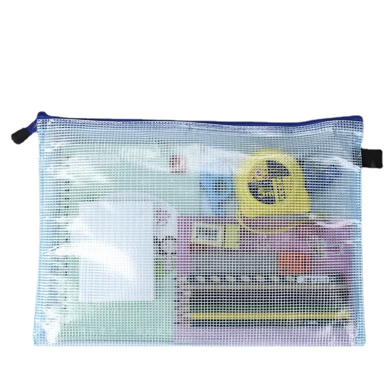 1 Pc Waterproof Zip Bag A3 A4 A5 A6 Transparent Document Bag Pen Filing Products Pocket Folder Office School Supply images - 6