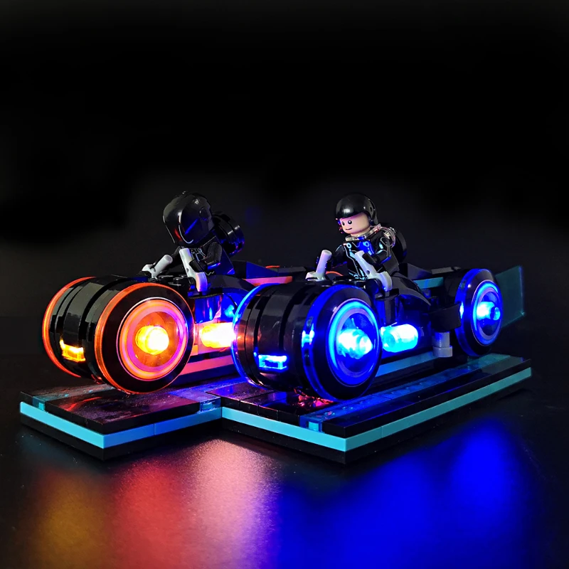 Led Light Up Kit For 21314 Tron Legacy Cycles Racing Motor Bike Light(Not Include the Model)