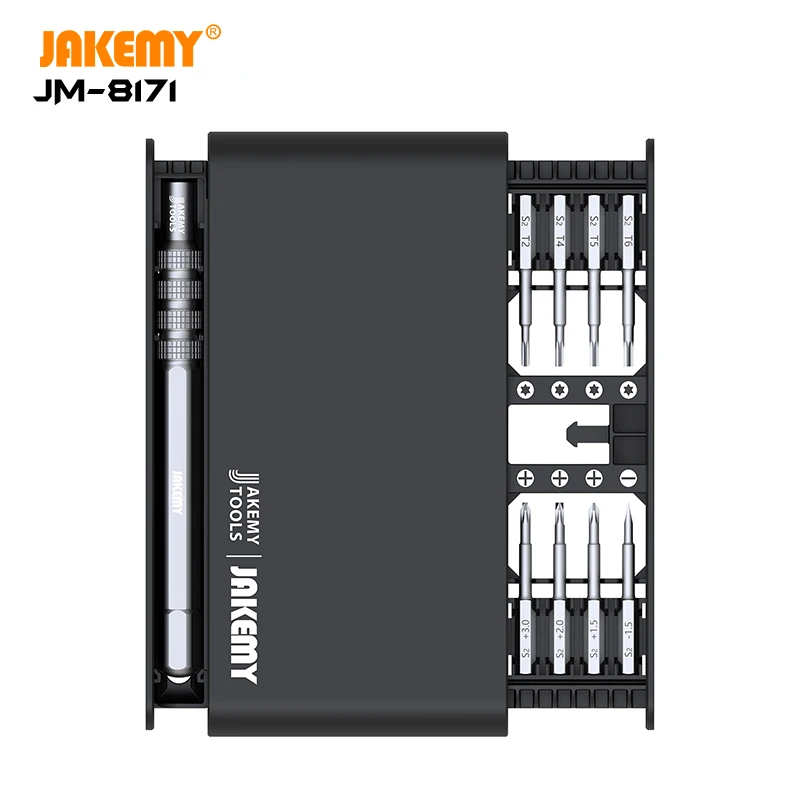 

17 in 1 JAKEMY JM-8171 Portable DIY Electronic Repair Magic Screwdriver Case Kit for Mobile Computer Game Pad Repair Tool