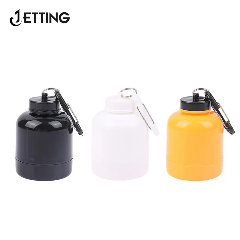 

Портативный мини-контейнер для белка, 150 мл, бутылка для порошка, маленькая чашка для воды с брелоком, медицинская воронка