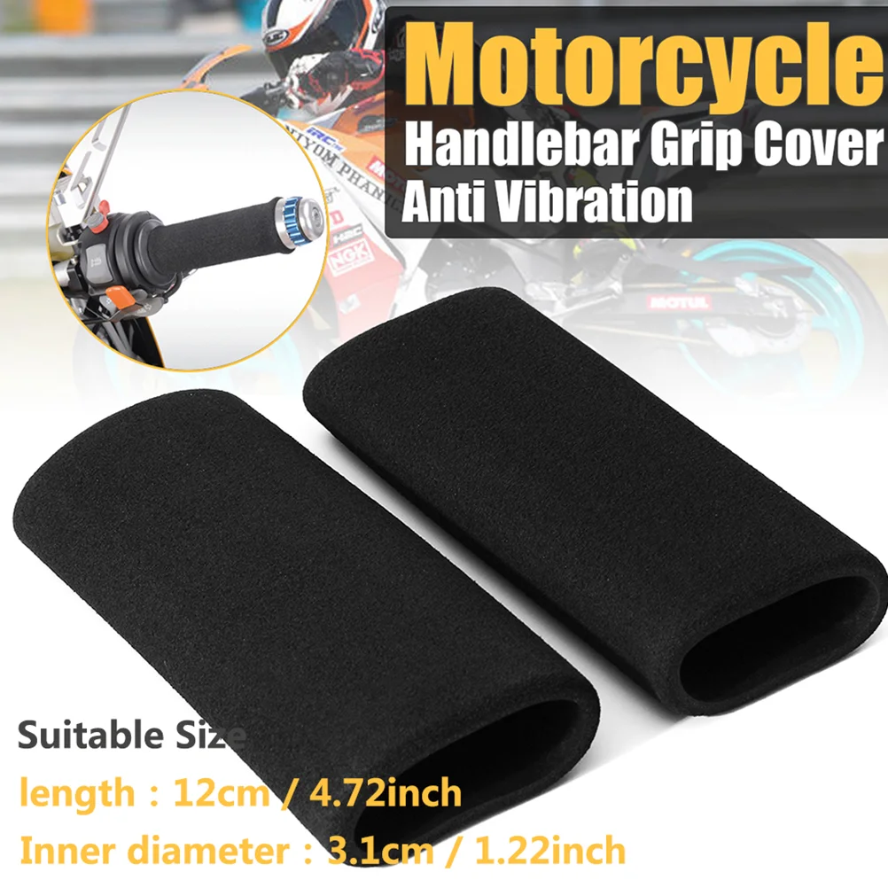 

4 Pcs Motorcycle Handlebar Muffs Motorcycle Handlebar Grips Non Handle Grips Bicycle Handle Grips Handle Rubber Cover