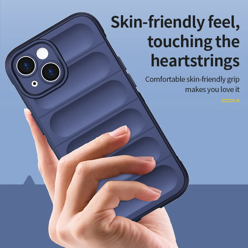 

YurKem Shockproof Case For iphone 15 14 13 12 11 Pro Max Plus X XR XS Max 6 7 8 Plus Back Cover