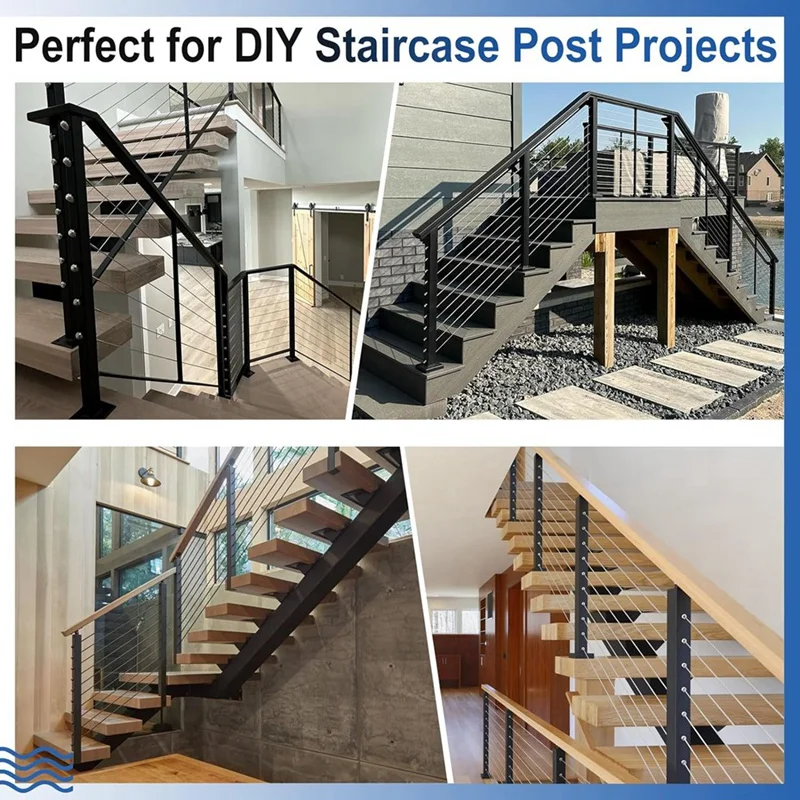 33 ° Скошенные угловые шайбы 9 мм для комплекта оборудования кабельных перил 8