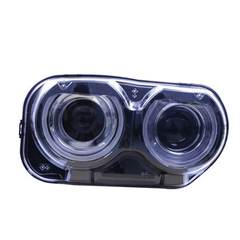 Пара автомобильных фар в сборе для Dodge Hellcat Challenger 2008-20 ангельские глазки