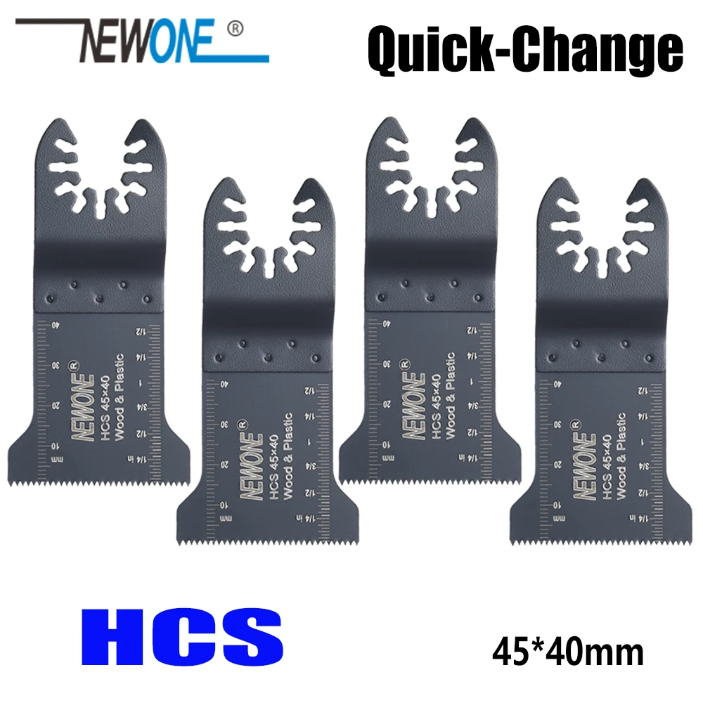 

NEWONE 45*40mm HCS Quick-change/Release Saw Blades fit Power Oscillating Tools multi-function tool for Cutting Wood/plastic