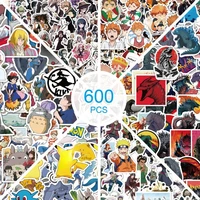 100pcs anime stickers naruto volleyball junior x graffiti diy luggage laptop skateboard phone decal sticker toys kawaii sticker
