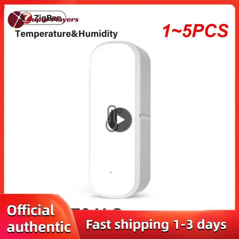 

Датчик температуры и влажности Tuya ZigBee/Wi-Fi, домашний подключенный термометр, совместимый с Smart Life, Alexa, Google Assistant, 1 ~ 5 шт.