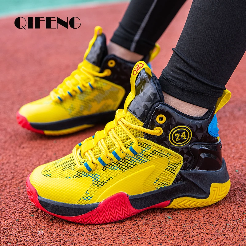 

2022 Kids Casual Breathable Mesh Sneakers Basketball Shoes Child Air Sport Shoes Boys Summer Children Male Basket Autumn Fashion