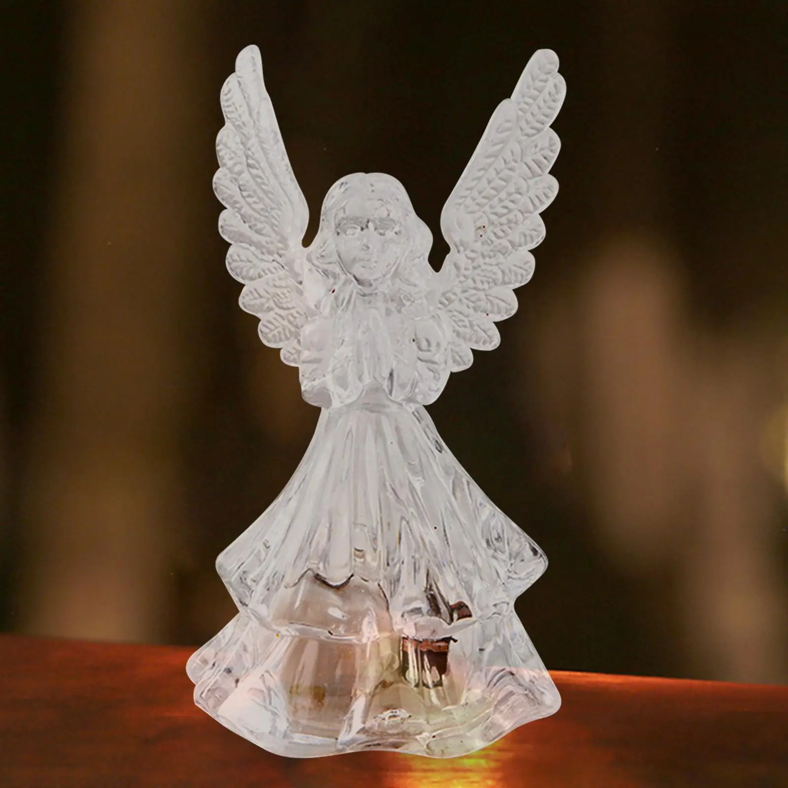 

Bedside Night Light Crafts LED Gift Home Decoration Angel Statue Table Lamp for